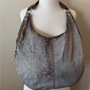 HOBO Chosen Soft Leather Half Moon Shoulder Bag and matching Lauren Clutch